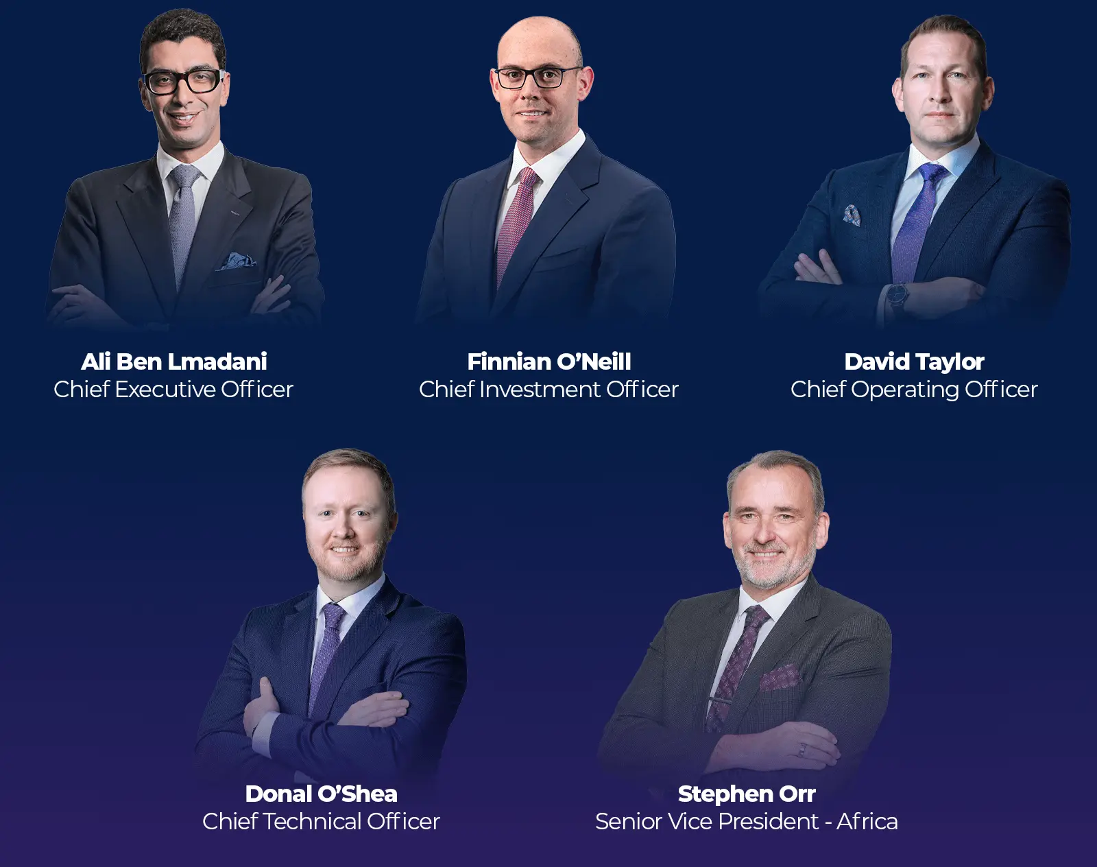 OUR EXECUTIVE TEAM
