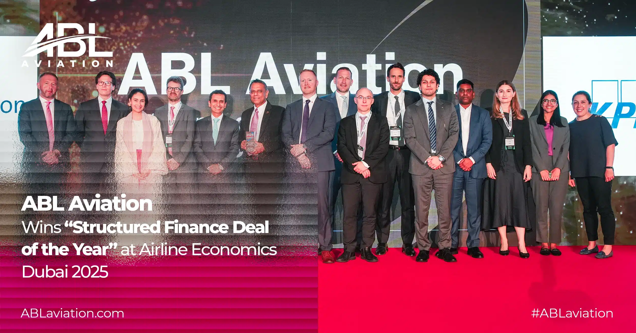 ABL Aviation Wins “Structured Finance Deal of the Year” at Airline Economics Dubai 2025